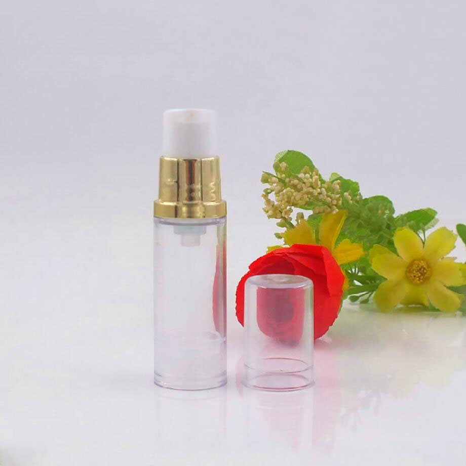 5ML クリアプラスチックエアレスボトル ゴールドポンプ ロ - Essence Serum Toner のレビューと価格